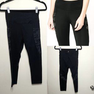 Black Camo Reflective Brilliant Capri 20”